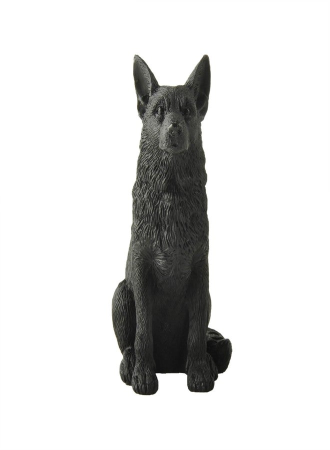 JFSM INC. 3.5" Black German Shepherd Dog Figurine - Elegant Resin Dog Statue, Holiday Stocking Stuffer, Gifts for German Shepherd Lovers, Pet Memorial or Home Office Décor - Image 1